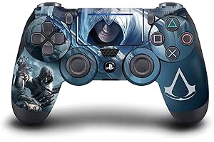 Head Case Designs Offizielle Zugelassen Assassin's Creed Altaïr Versteckte Klinge Schluessel Kunst Vinyl Haut Gaming Aufkleber Abziehbild kompatibel mit Sony Playstation 4 PS4 DualShock 4 Controller