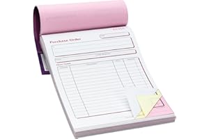 Pukka Pad, NCR Triplicate Purchase Order Book 137x203mm Pack of 5