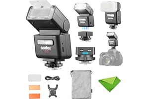 Godox iT32 TTL Mini Camera Flash with X5O Trigger for Olympus Panasonic, 2.4G HSS 1/8000s Camera Flash, Compatible with Olympus E-M10 III, E-M1, E-M10 II, PEN-F, E-PL8, E-P5, Panasonic G85, GX85