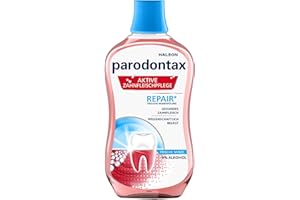 ‎PARODONTAX Parodontax Mundspülung Aktive Zahnfleischpflege- Repair*, 300ml mit frischem Minzgeschmack, alkoholfrei