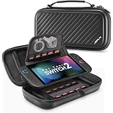 JSAUX Case Compatible with Nintendo Switch 2 2025, Hard Protective Case with 15 Game Card Slots, Portable Travel Bag for Swit