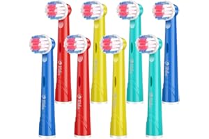 Milos Testine di Ricambio Compatibili con Oral B –Bambini Testine Elettriche Professionali Classic Precision Clean Fit Professional Care Confezione da 8