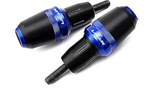 CCYYMOWOK Patins de curseurs de cadre de moto accessoires pour yamaha MT07 2021 2022 2023 2024 MT 07 FZ07 TRACER 700 GT 2014-2020 Protection contre les chutes cadre (bleu)