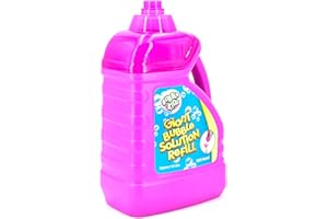 BUBBLEKIDZ Bubble Kidz 1.8 Litre Bubble Mixture Liquid Solution Refill Bottle with Pouring Funnel