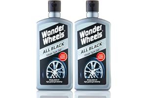 Wonder Wheels All Black Gloss Tyre Gel 500ml x 2 - Wipe On High Gloss Finish