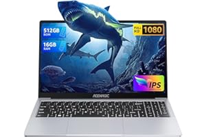 ACEMAGIC Newest 15.6" Laptop for Students and Business,Quad-Core N-97 Processor Up to 3.6GHz（Beat N5095） laptop computer,16GB DDR4 512GB SSD Notebook Computers with Metal Body Support WiFi, BT5.0