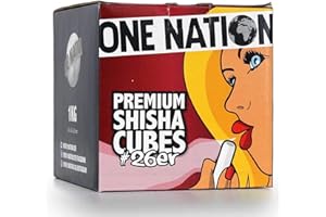 ONE NATION | 4 KG | Shisha Kohle Naturkohle aus 100% Kokosnuss - bis zu 120 Minuten Brenndauer | starke Hitze | kein Eigengeschmack