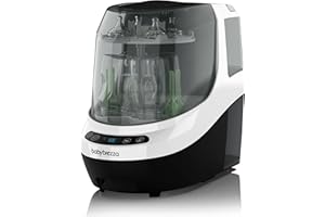 Baby Brezza Bottle Washer Pro – Flaschenwaschmaschine für Babyflaschen & Milchpumpenteile – Wäscht, sterilisiert & trocknet automatisch – Mit HEPA-Filter & 20 Sprühdüsen – 6 Modi