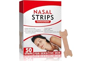50 Stück Nasenpflaster Schnarchen, Nasenstrips, Anti Schnarch Nasenstrips, Nasenpflaster Besser Atmen For Breathing, Relieve 
