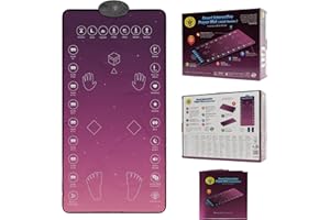 My Salah Mat Tapis de prière interactif intelligent rose apprentissage des sourates et duas, salah rembourré avec 25 touches tactiles