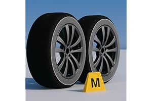 ‎CARALL 2 Stück Textil Schneeketten Homologierte EN 16662-1, Farbe Schwarz, Größe M, Winterreifen Schneesocken für Autos, Leicht zu Installieren (Schwarz, M)