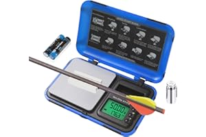 AHOSOUTLY Archery Arrow Scale with Arrow Holder Grain Scale Dual Unit and HD Display LCD Digital Pocket Arrows Scale,200g x 0.01g Digital Mini Scale Included Calibration Weight, Batteries