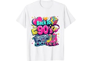 FUNNY EIGHTIES 90S COSTUME PARTY I LOVE THE 90'S Back To The 90's Funny Retro I Love 1990s Ochenta Vintage Camiseta
