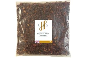 Hides Fine Foods - Sun Dried Tomatoes Diced 1kg- Suitable for Vegetarians - Baking - Cooking - Italian - Meze - Dinner - Rich in Vitamins, Minerals, and Antioxidants