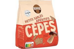 Petits sablés apéritifs aux cèpes 100g Borde