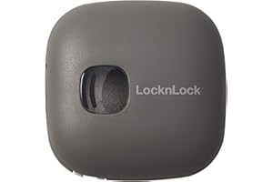 LOCKNLOCK Lock & Lock sterylizator szczoteczek do zębów – przenośny pojemnik z technologią UV LED do sterylizacji i dezynfekcji głowic szczoteczek do zębów – mieści szczoteczkę – szary