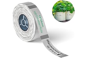 ‎NIIMBOT NIIMBOT Etiketten zur Kennzeichnung von Pflanzen im Freien, pflanzen schilder, 50 x 30 mm, Klar