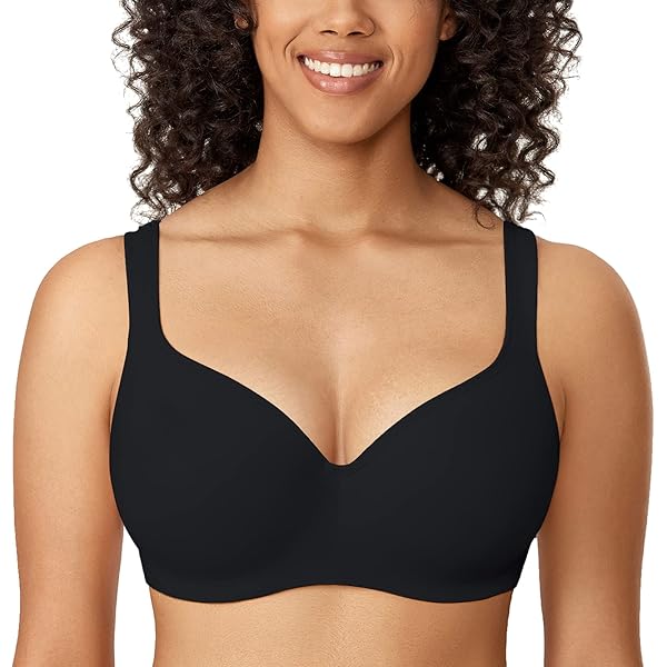 DELIMIRA Vrouwen Plus Size Comfort Katoenen Volledige Dekking Ongevoerde BH wit 110E