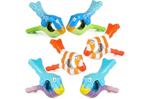 YONGQING Spinacze do ręczników, 6 sztuk klamerek na ręczniki z motywem ryby, do leżaków plażowych, z tworzywa sztucznego