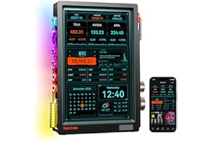 Divoom Times Frame 10.1" WiFi Digital Photo Frame with Transparent Pixel Art Display, 64GB, 400+Customisable Clock Faces with free App, perfect for Desk Setup Decor, Gifts & Xmas Decor – Black