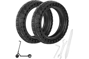 CHEDADANG Pneu Plein pour Xiaomi M365 / Pro / 1S / Pro 2 / Essential Trottinette Electrique 8,5 Pouces, 8 1/2 x2 Roue Remplacement pour Scooter Avant/Arrière, Anti Crevaison