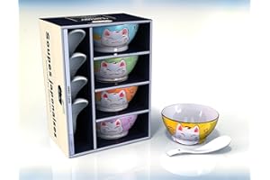 Coffret soupes japonaises: Contient : 4 bols, 4 cuillères et 1 livre de recettes: 13682