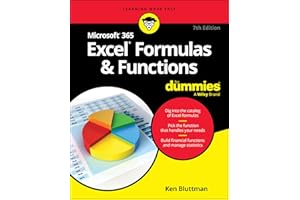 Microsoft 365 Excel Formulas & Functions For Dummies