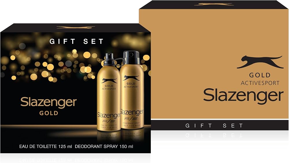 Slazenger Active Sport Gold Eau de Toilette & Deodarant Set (125+150 ml)