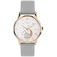 RADLEY Star Gazing Ladies Ash Soft Calf Leather Strap Dog in Moon Watch RY2950A