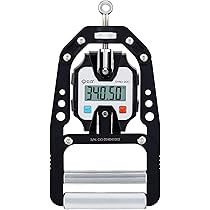Hand Grip, Rafforzatore della Presa Regolabile 5-100kg, Hand Gripper Trainer per Avambracci, Palestra Accessori per Allenamento, Funzione di Conteggio, Attrezzatura Portatile per Casa Palestra (Set B