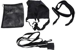 ALOMEJOR Set da Allenamento Professionale per Paracadute da Nuoto, Set di Cinture per Allenamento di Resistenza Al Nuoto Sicuro, per Nuoto, Sport Acquatici