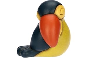 THUN - Tucano medio - ceramica - Collezione Icone - 11,8 x 11,4 x 12, 5 cm