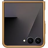 Samsung Galaxy Z Flip7 Deri Kılıf, Camel