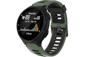 ANBEST Cinturino in Silicone per Garmin Forerunner 735XT/235/220/230/620/630 Cinturino Sportivo di Ricambio per Approach S20/S5/S6 Braccialetto Sostitutivo