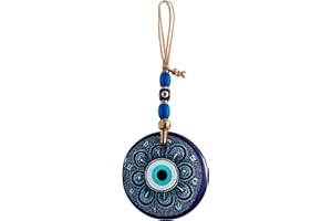 ONLY FAITH Amuleto Pared Colgante de Ojo Turco Mal de Ojo para Buena Suerte y Protección en casa Amuletos de la Suerte y Proteccion (Ojo Turco Mandala)