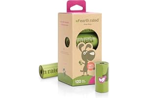 Earth Rated Classificazione per la Terra - 8 x 15 Sacchetti ecologici per Cacca - Lavanda - 1 Pezzo