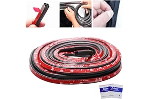 HCUNBSU Auto Türdichtung, 10M Gummidichtung Selbstklebend für Autotür, Türdichtung Selbstklebend, Gummidichtung Türdichtung Auto Türschutz 5 Löcher Förmig für die Meisten Autos