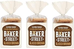Baker street Brown Sliced Bread 550g Pack of 3