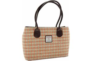 GLEN APPIN OF SCOTLAND Glen Appin Harris Tweed Classic Handbag - LB1003 - Cassley