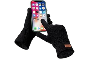 Mayoii Thermal Gloves Womens, Mens Winter Glove, Winter Touchscreen Gloves with Fleece Lining for Running Ski