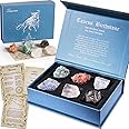 Faivykyd Taurus Birthday Crystals Set, Natural Healing Crystals with Horoscope Box, Zodiac Birthstone Crystal Set for Healing, Spiritual Gift for Women Men Friends