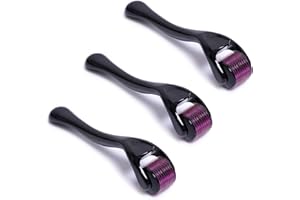 FIANA FASHIONS Derma Roller for Men and Women, Microneedle Beard Care Roller, Stimulates Hair Growth, Anti-Aging, Scar Reduction, Facial Skin Care