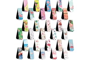 LAPONO Marcadores De Libros MagnéTicos 30 Piezas Marcadores De Libros Marcapaginas NiñOs Marcapaginas Libro Book Marker Marcadores De Libros De Lectura Lindo Marcadores MagnéTicos Marcapaginas