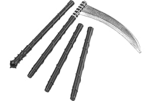 Smiffys Faux pour costume faucheuse, Noir, 6 pièces, 138cm/54in