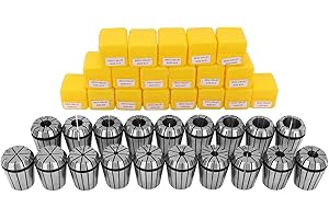 YOFULY ER32 Juego de alicates portabrocas, ER32, 2 – 20 mm, alicates de resorte ER32 para máquina de grabado CNC y fresadora, portaherramientas, 19 piezas