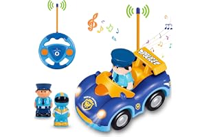 Pup Go RC polismaskin för barn 18 månader + med musik och ljus