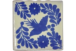 Carrelage en céramique mexicaine - 5 cm - fait à la main et éthiquement négocié par Tumia LAC - Tuile unique