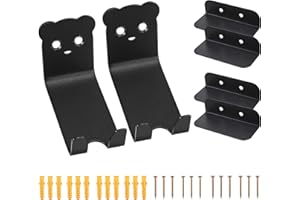 EYPINS Bicycle Wall Mounts Bike Storage Rack Pedal Hanger Hook for Electric, Hybrid, Mountain, Road Bike - Horizontal Wall Mount Bike Stand for Indoor Garage and Home