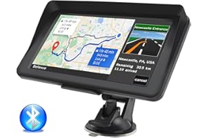 FIYAPOO GPS Auto 7 Pollice con Mappe 2024 di Europa (Aggiornamenti Gratuiti a Vita), per Automobili, Pesi Pesanti, Camion, Campeggio