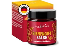 ‎LITTLE BEE FRESH little bee fresh Bienengiftsalbe aus Deutschland (wärmend & kühlend) mit Arnika, Chili, Teufelskralle, Aloe Vera & Shea Butter | hochdosierte Bienengift Creme | 100% Imkerqualität